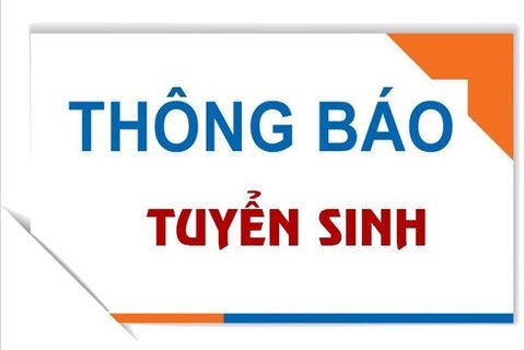 Thông báo tuyển sinh năm học 2025-2026